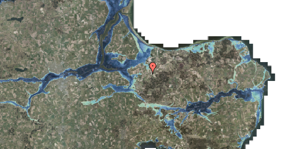 Stomflod og havvand på Løvenholmvej 45, 8963 Auning