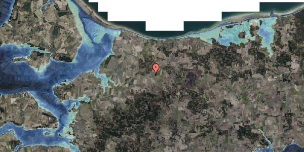 Stomflod og havvand på Munkhusevej 3, 8961 Allingåbro