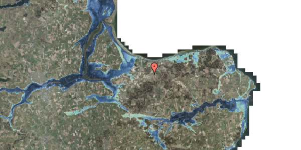 Stomflod og havvand på Munkhusevej 16, 8961 Allingåbro