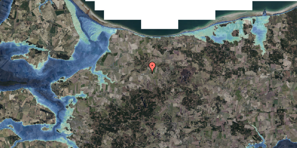 Stomflod og havvand på Munkhusevej 18, 8961 Allingåbro