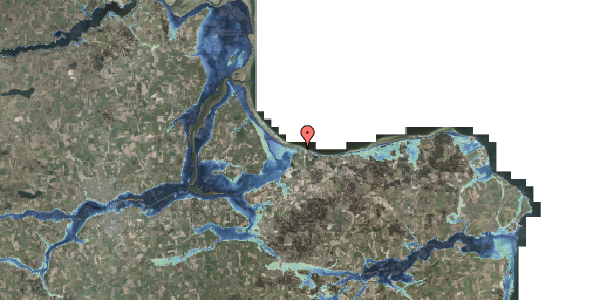 Stomflod og havvand på Sandagervej 6C, 8961 Allingåbro