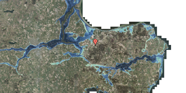 Stomflod og havvand på Skovvænget 26, 8963 Auning