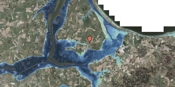 Stomflod og havvand på Sygehusvej 15, 8950 Ørsted