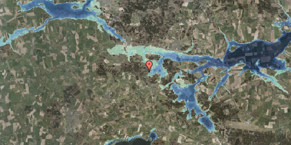 Stomflod og havvand på Agernvej 16, 8410 Rønde