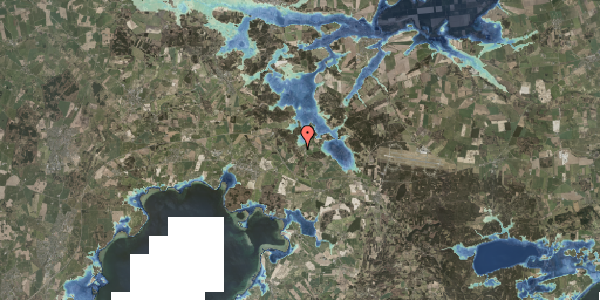 Stomflod og havvand på Nauhøjvej 9, 8410 Rønde