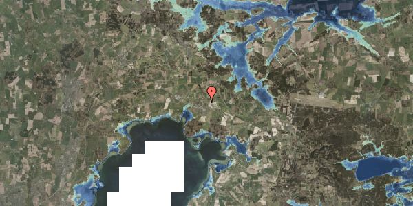 Stomflod og havvand på Nygårdsvænget 26, 8410 Rønde