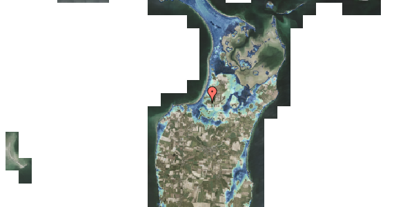 Stomflod og havvand på Bisgård Mark 24, 8305 Samsø