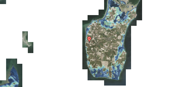 Stomflod og havvand på Gyvelvej 10, 8305 Samsø