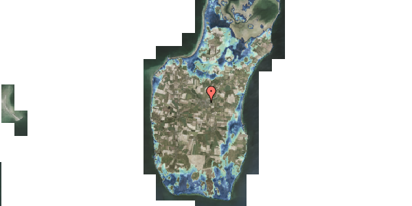 Stomflod og havvand på Langgade 11, 8305 Samsø