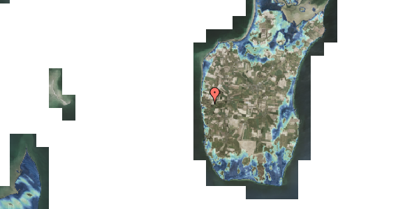 Stomflod og havvand på Rosenvej 15, 8305 Samsø