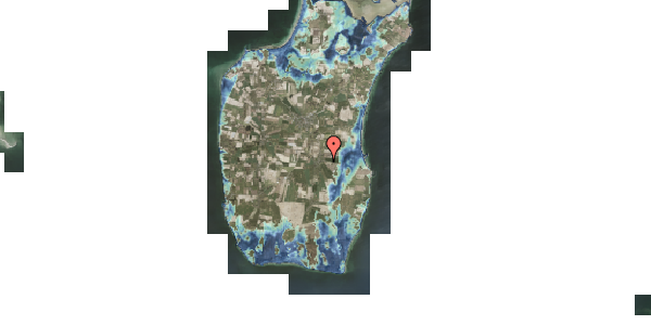 Stomflod og havvand på Skolebakkevej 38, 8305 Samsø