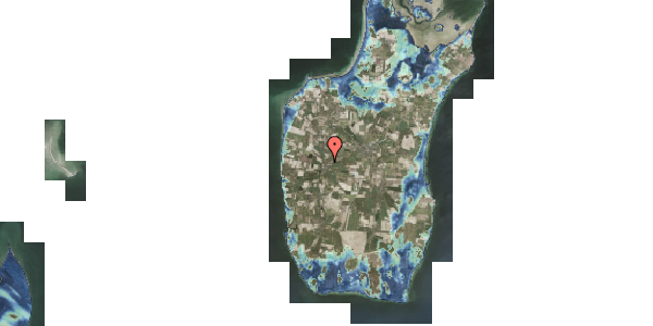 Stomflod og havvand på Storegade 15, 8305 Samsø