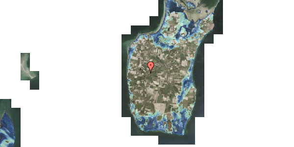 Stomflod og havvand på Storegade 24, 8305 Samsø