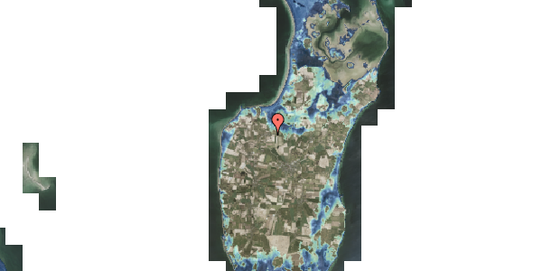 Stomflod og havvand på Søndergade 38, 8305 Samsø