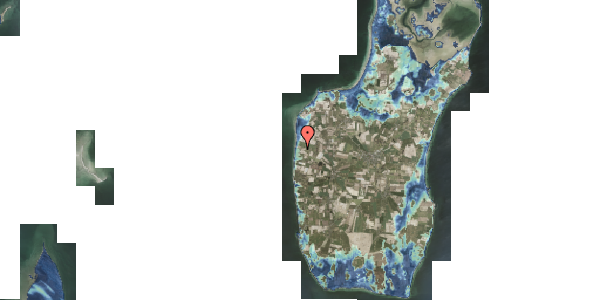 Stomflod og havvand på Vesterløkken 6, 8305 Samsø