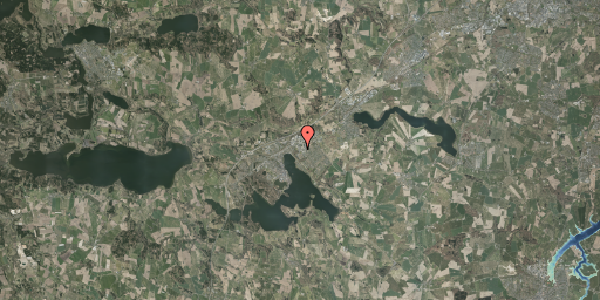 Stomflod og havvand på Højvangens Torv 4, 8660 Skanderborg