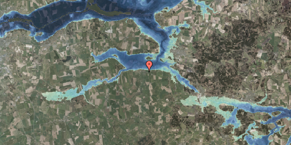 Stomflod og havvand på Birkebakken 3, 8963 Auning