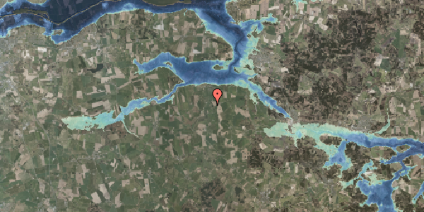 Stomflod og havvand på Knivhøjvej 6, 8963 Auning
