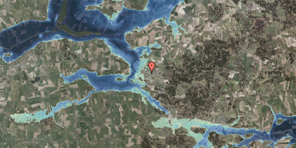 Stomflod og havvand på Mortensensvej 3, 8963 Auning