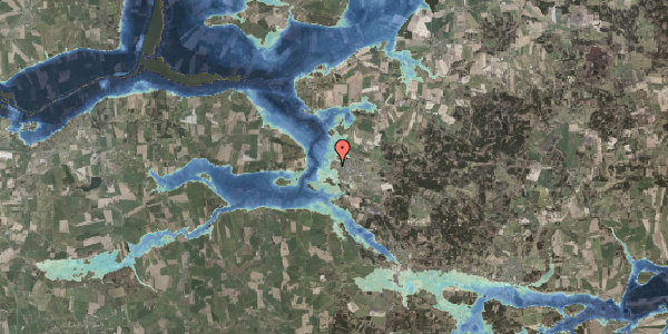Stomflod og havvand på Mortensensvej 34, 8963 Auning
