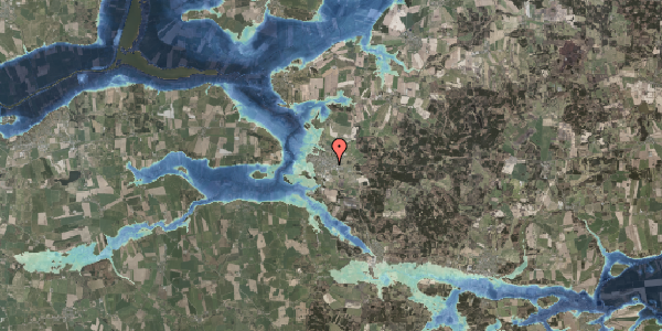 Stomflod og havvand på Nyvangsvej 4, 8963 Auning