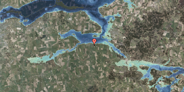 Stomflod og havvand på Skovlundsvej 15, 8963 Auning