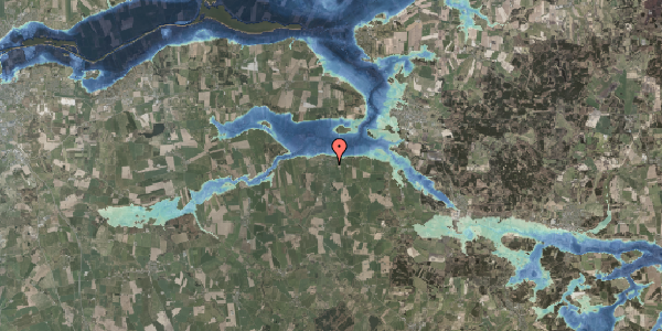 Stomflod og havvand på Skovlundsvej 19, 8963 Auning