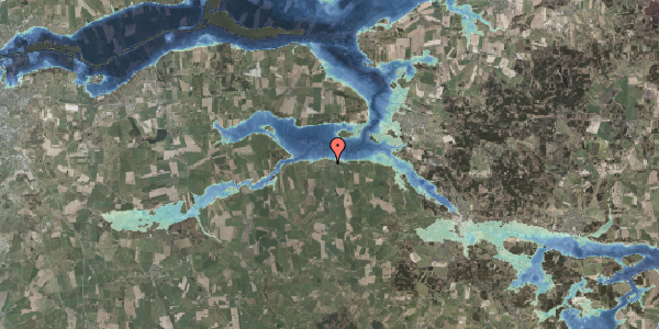 Stomflod og havvand på Skovsmindevej 4, 8963 Auning