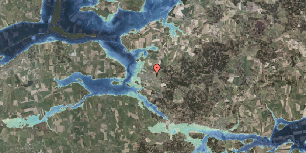 Stomflod og havvand på Østervangs Alle 26, 8963 Auning