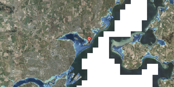 Stomflod og havvand på Egå Strandvej 2G, 8250 Egå