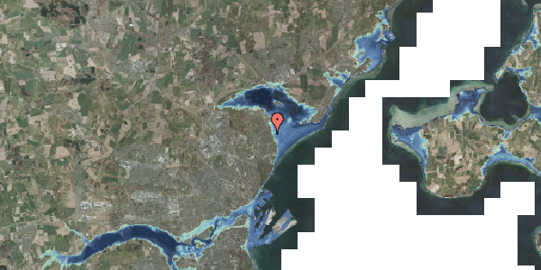 Stomflod og havvand på Ellebjergvej 27, 8240 Risskov