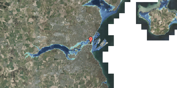 Stomflod og havvand på Frederiks Allé 62, 1. , 8000 Aarhus C
