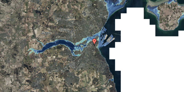 Stomflod og havvand på Jyllands Allé 21, 1. 4, 8000 Aarhus C