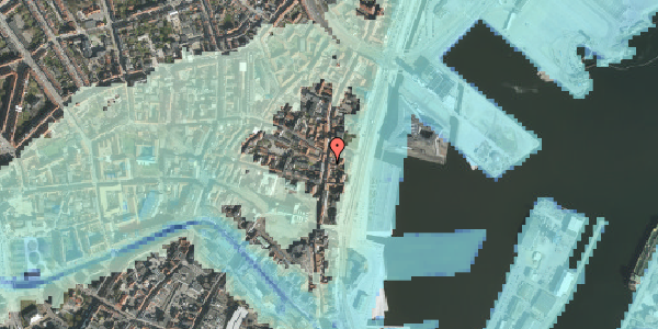 Stomflod og havvand på Mejlgade 14, kl. , 8000 Aarhus C