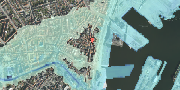Stomflod og havvand på Mejlgade 15, 8000 Aarhus C