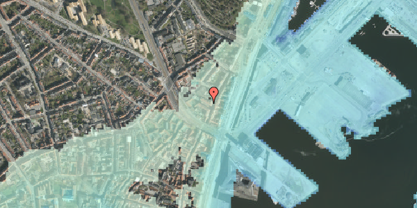 Stomflod og havvand på Rådmand Liisbergs Gade 2, 1. th, 8000 Aarhus C