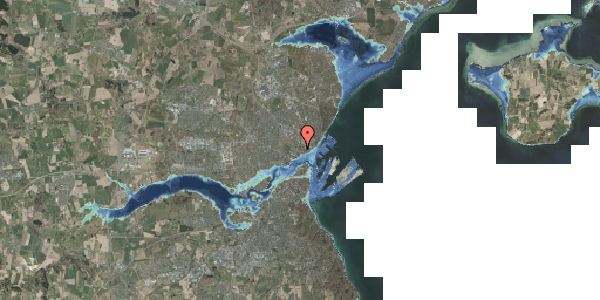 Stomflod og havvand på Samsøgade 58, 1. , 8000 Aarhus C