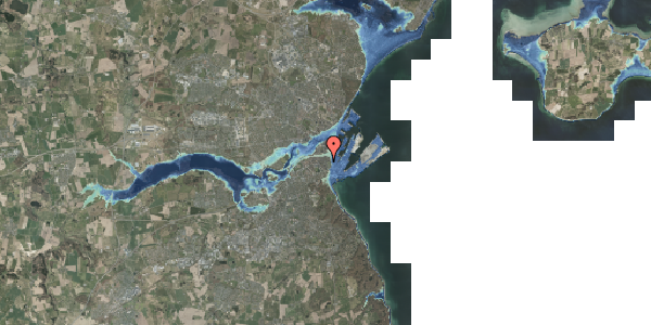 Stomflod og havvand på Skt. Pauls Kirkeplads 11, kl. , 8000 Aarhus C
