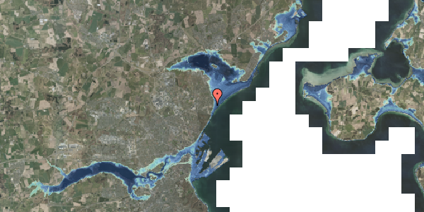 Stomflod og havvand på Solbakken 3C, 1. 13, 8240 Risskov