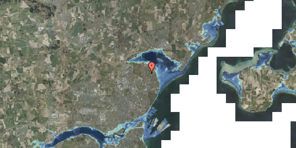 Stomflod og havvand på Vejlby Vænge 297, 8240 Risskov