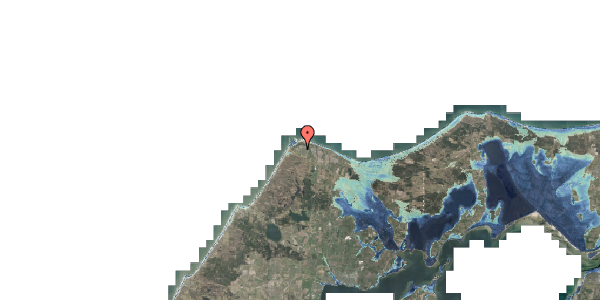 Stomflod og havvand på Kromarken 63, 7730 Hanstholm
