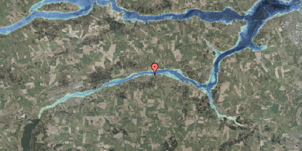 Stomflod og havvand på Østergade 14, 8860 Ulstrup