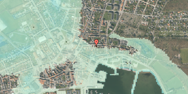 Stomflod og havvand på Bryggergade 1, 7900 Nykøbing M