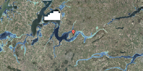 Stomflod og havvand på Ejstrupvej 32, 8832 Skals