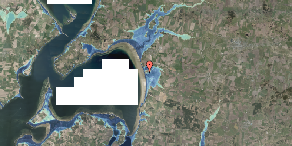 Stomflod og havvand på Laksevej 5, 9631 Gedsted