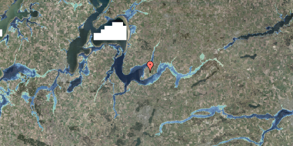 Stomflod og havvand på Vesterled 27, 8832 Skals