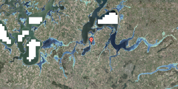 Stomflod og havvand på Bakkevej 10, 7840 Højslev