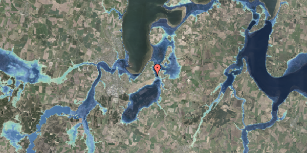 Stomflod og havvand på Bakkevej 16, 7840 Højslev