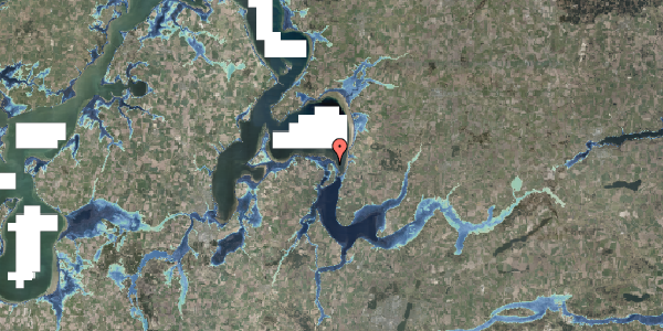 Stomflod og havvand på Lyngvej 31, 7840 Højslev