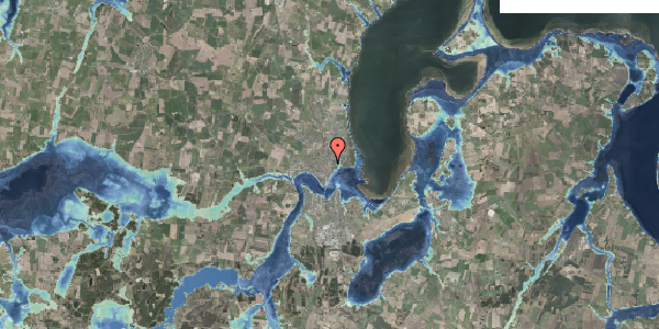 Stomflod og havvand på Mølgaard Andersens Plads 14, 7800 Skive